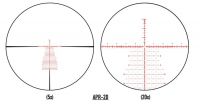 Kríž APR-2D MRAD, zväčšenie 5x a 20x